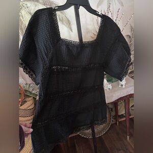 Elegant Black Women's Top